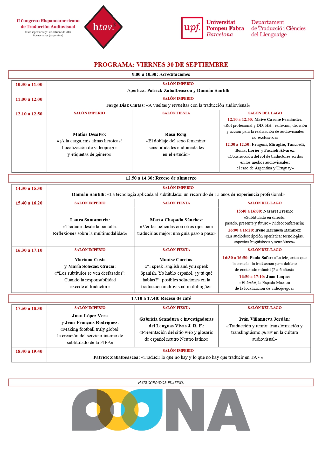 Programa HispaTAV 2022